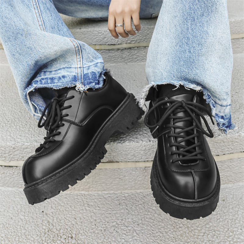 MLB LTHR-21 Combat-Style Boots - Luxuryurbanwear