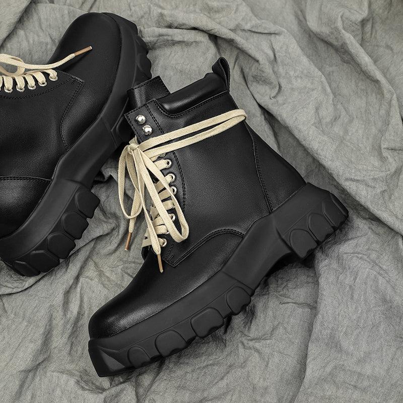 Ground Shift High-Top Combat Boots - Luxuryurbanwear
