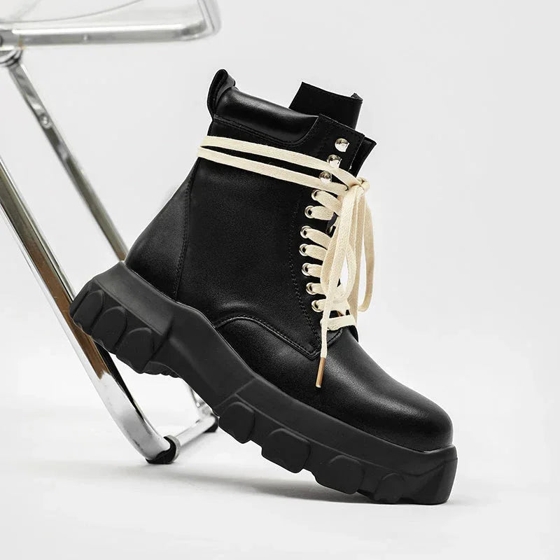 Ground Shift High-Top Combat Boots - Luxuryurbanwear