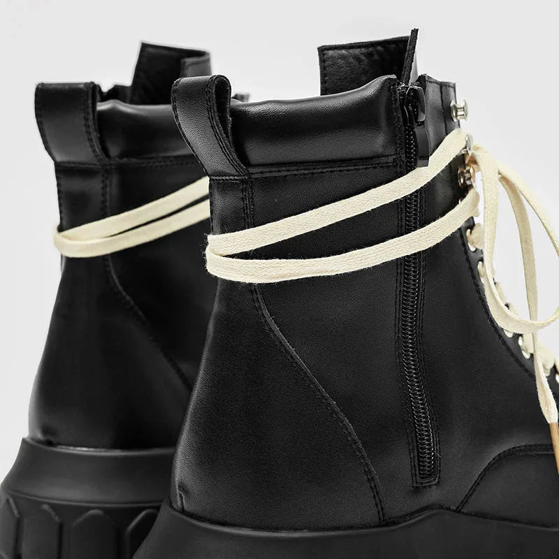 Ground Shift High-Top Combat Boots - Luxuryurbanwear