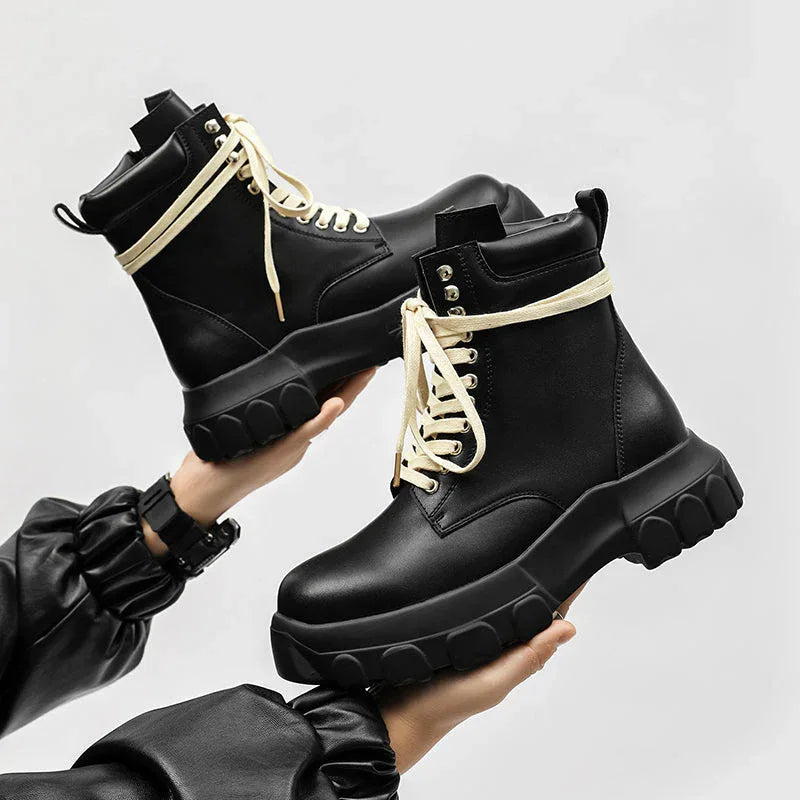 Ground Shift High-Top Combat Boots - Luxuryurbanwear