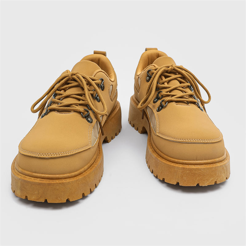 MLB LTHR-15 Chunky Utility Boots - Luxuryurbanwear