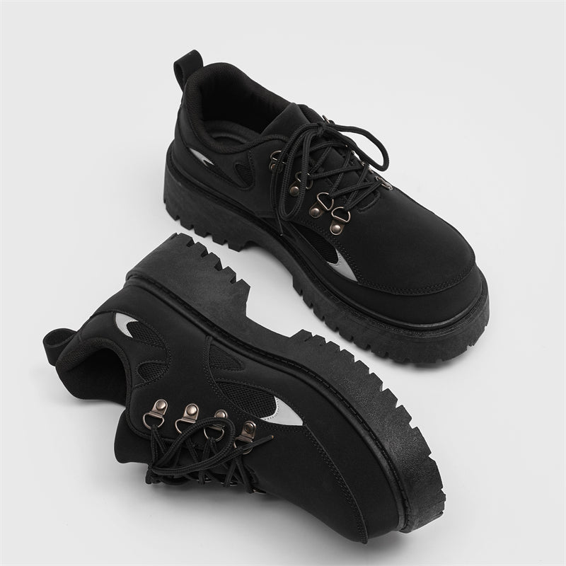 MLB LTHR-15 Chunky Utility Boots - Luxuryurbanwear