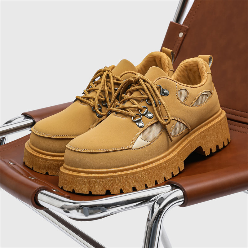 MLB LTHR-15 Chunky Utility Boots - Luxuryurbanwear