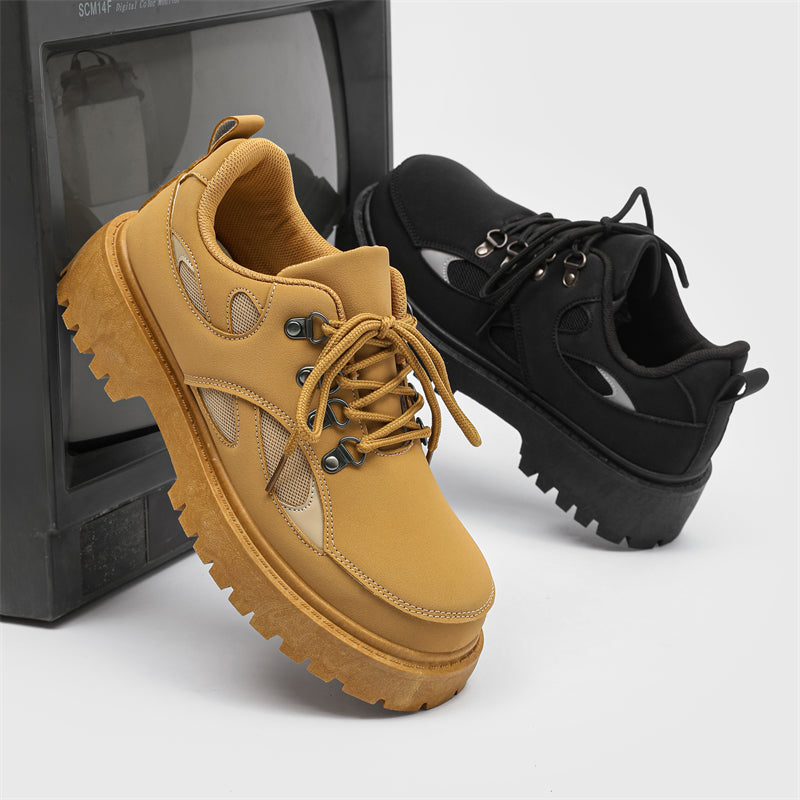 MLB LTHR-15 Chunky Utility Boots - Luxuryurbanwear
