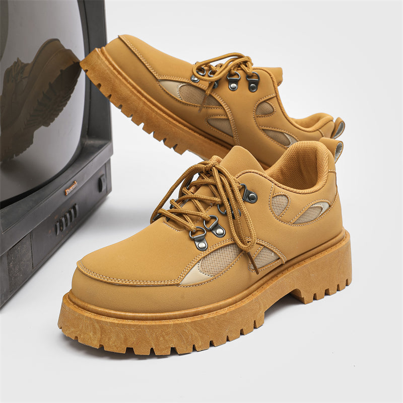 MLB LTHR-15 Chunky Utility Boots - Luxuryurbanwear