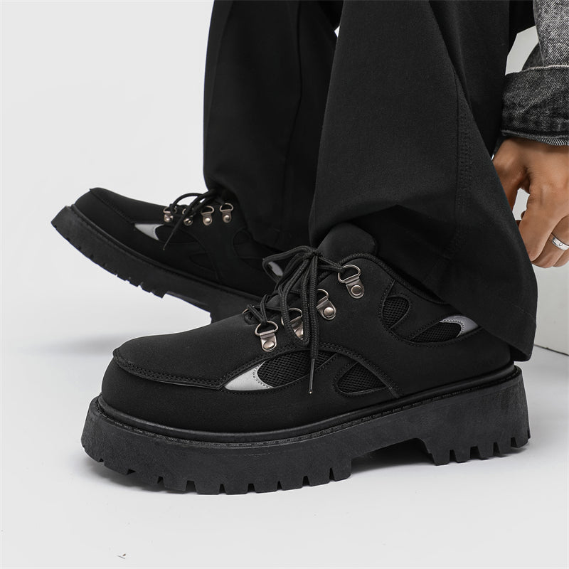 MLB LTHR-15 Chunky Utility Boots - Luxuryurbanwear