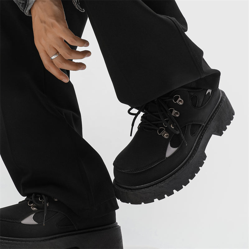 MLB LTHR-15 Chunky Utility Boots - Luxuryurbanwear