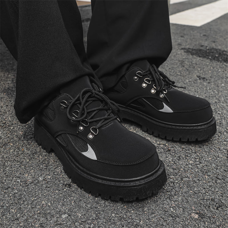 MLB LTHR-15 Chunky Utility Boots - Luxuryurbanwear