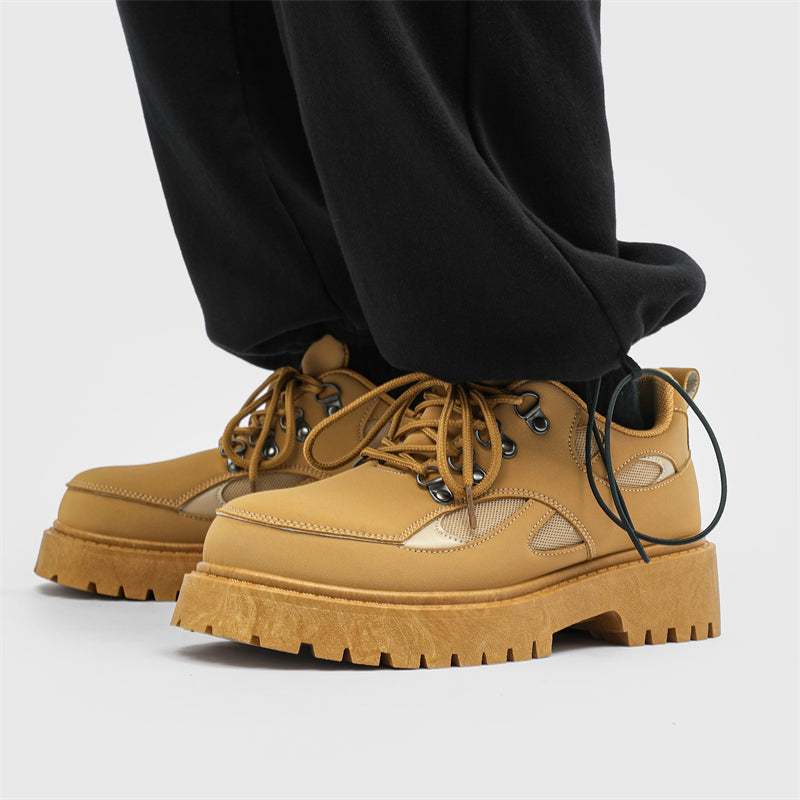 MLB LTHR-15 Chunky Utility Boots - Luxuryurbanwear