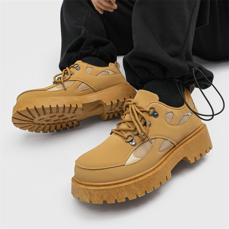 MLB LTHR-15 Chunky Utility Boots - Luxuryurbanwear