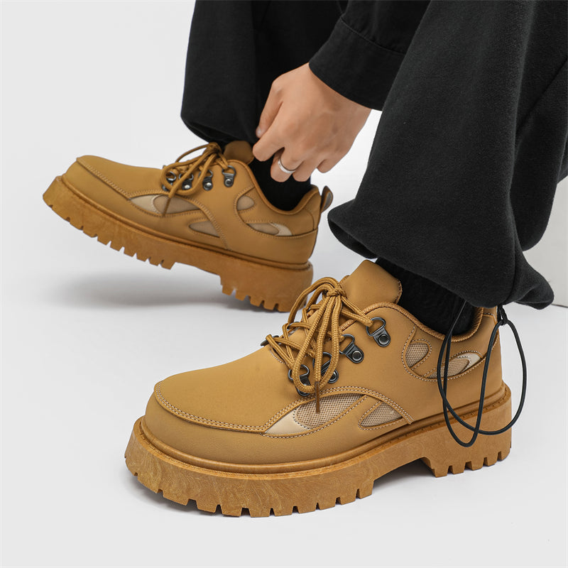 MLB LTHR-15 Chunky Utility Boots - Luxuryurbanwear