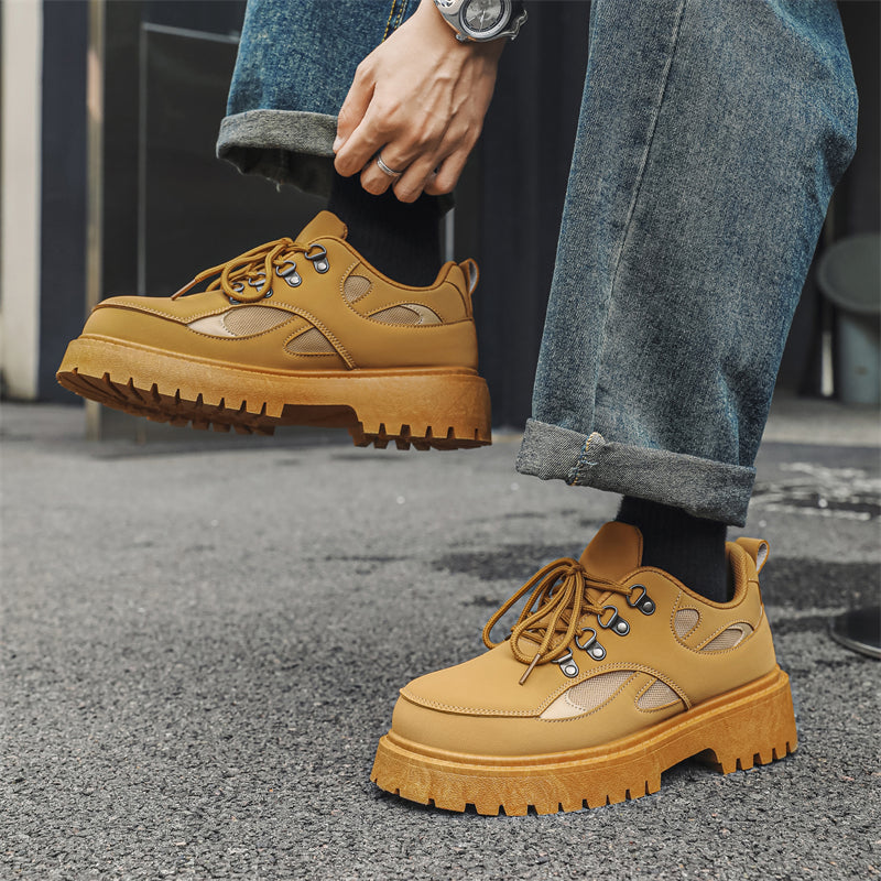 MLB LTHR-15 Chunky Utility Boots - Luxuryurbanwear