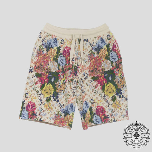 Louis Vuitton Flower Graphic Shorts in Multicolor