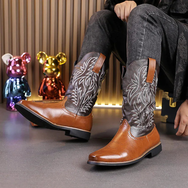 LUW Western Heritage Boots - Luxuryurbanwear