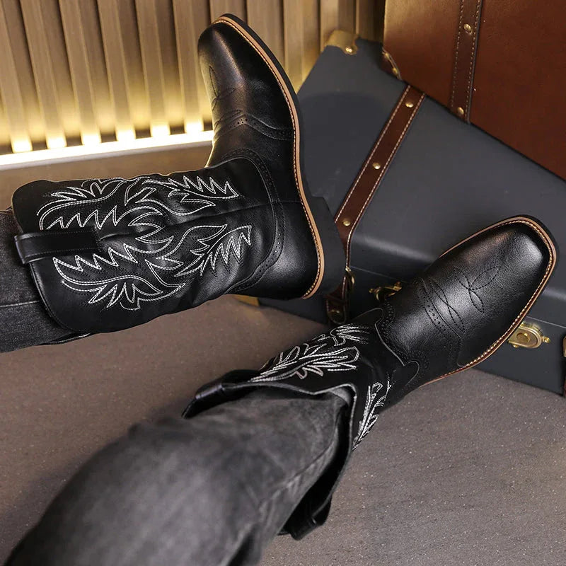 LUW Western Heritage Boots - Luxuryurbanwear