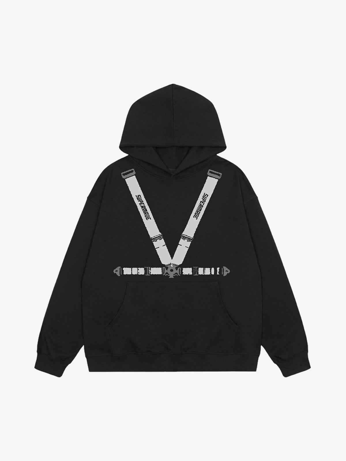 Racing Seat Belt Design Hoodie