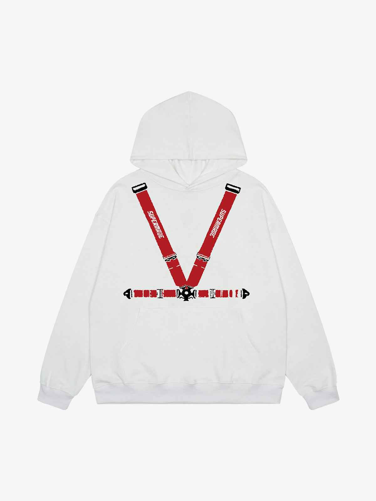 Racing Seat Belt Design Hoodie
