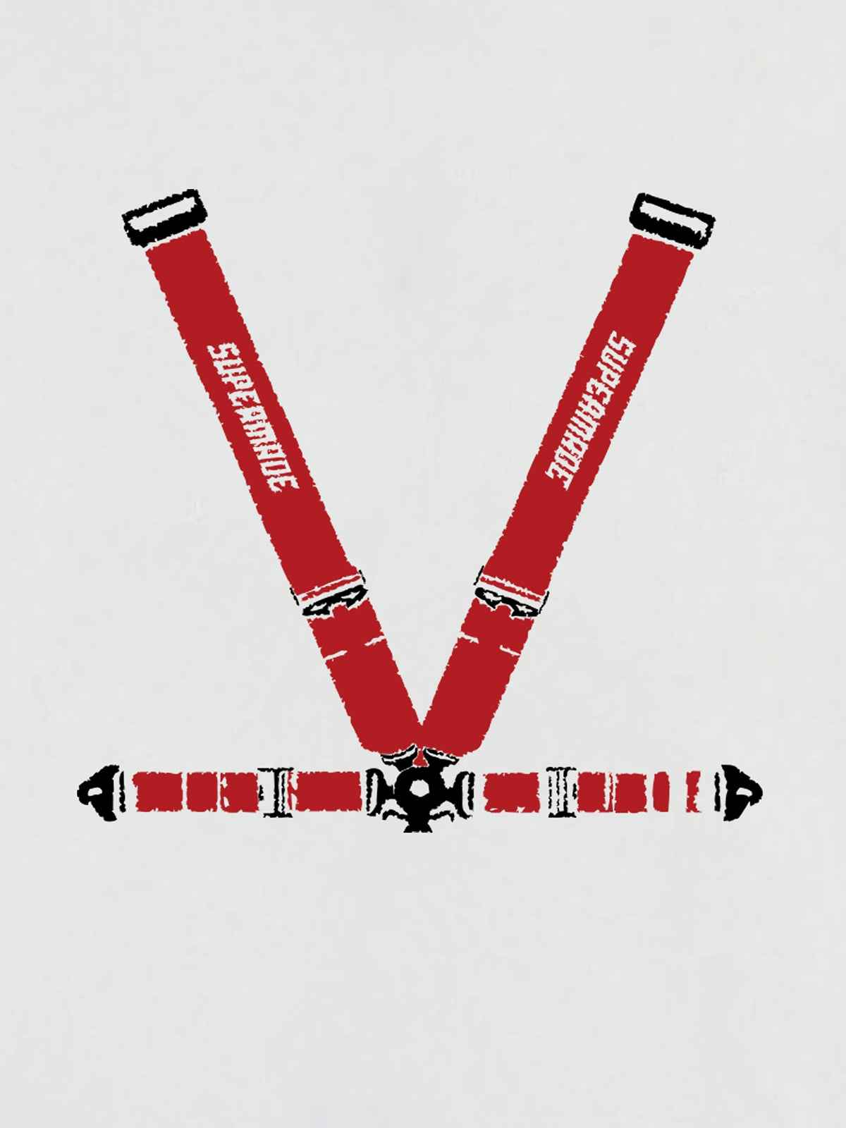 Racing Seat Belt Design Hoodie