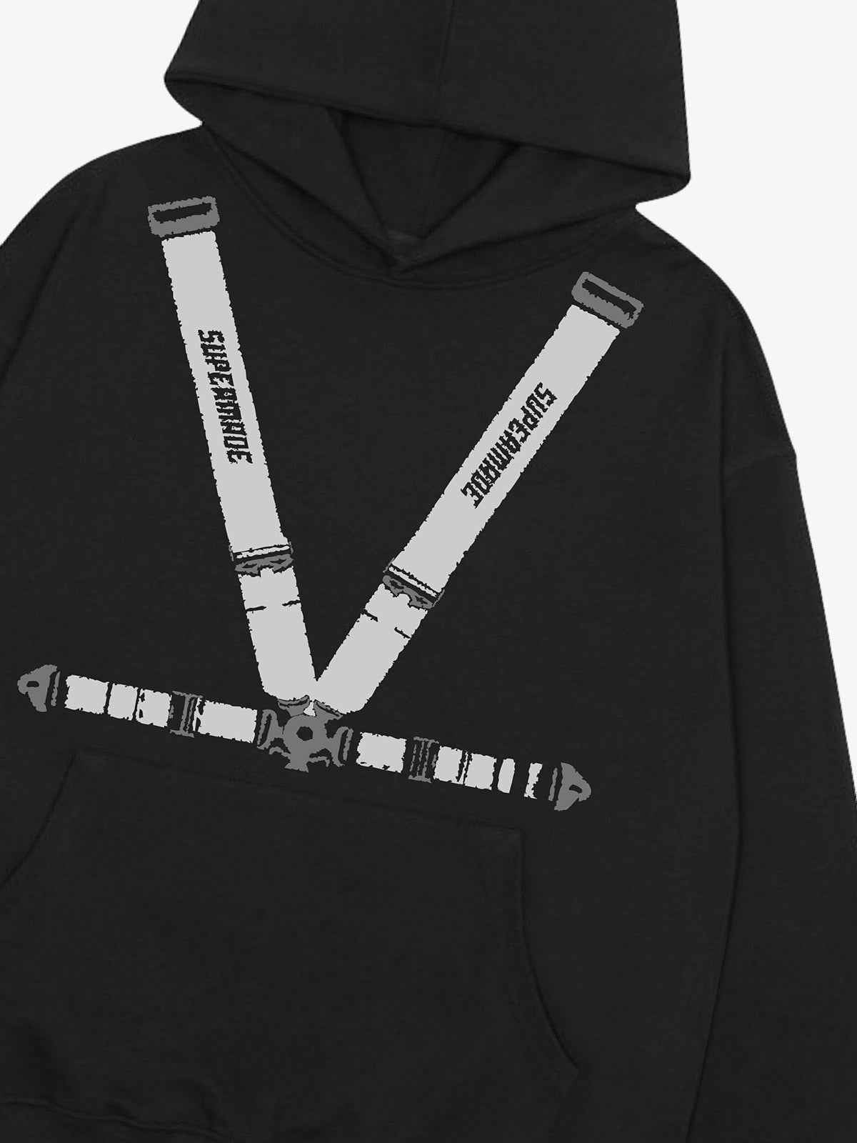 Racing Seat Belt Design Hoodie