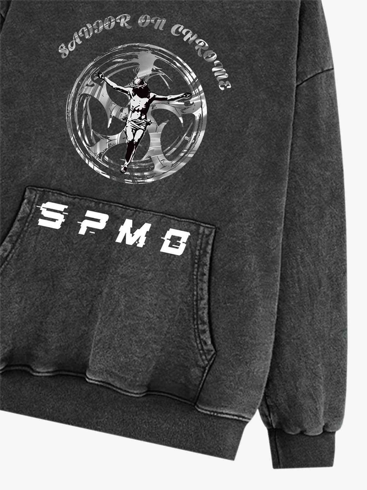 SAVIOR ON CHROME Graphic Hoodie