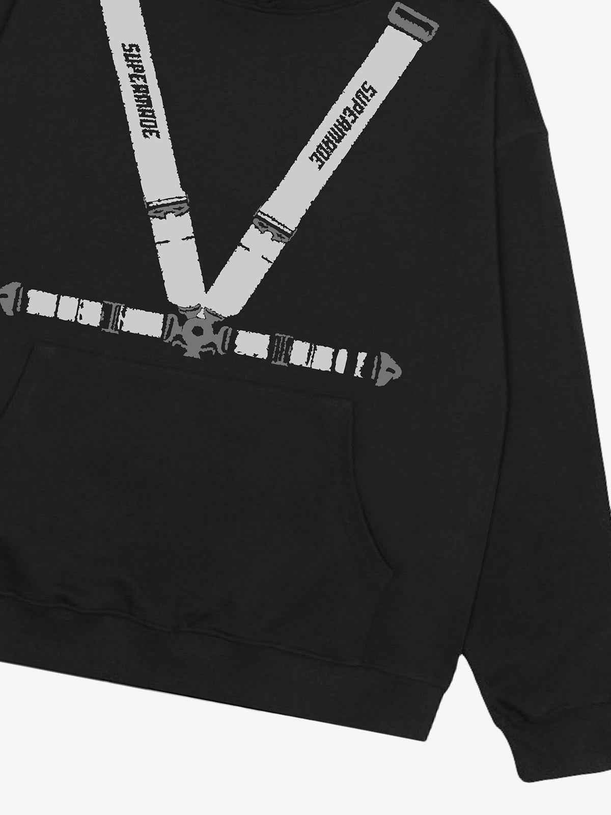 Racing Seat Belt Design Hoodie