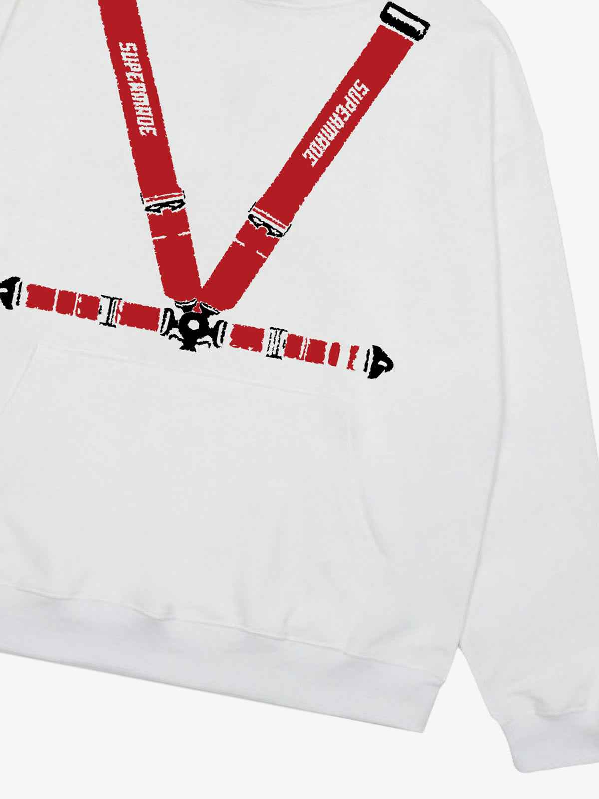 Racing Seat Belt Design Hoodie