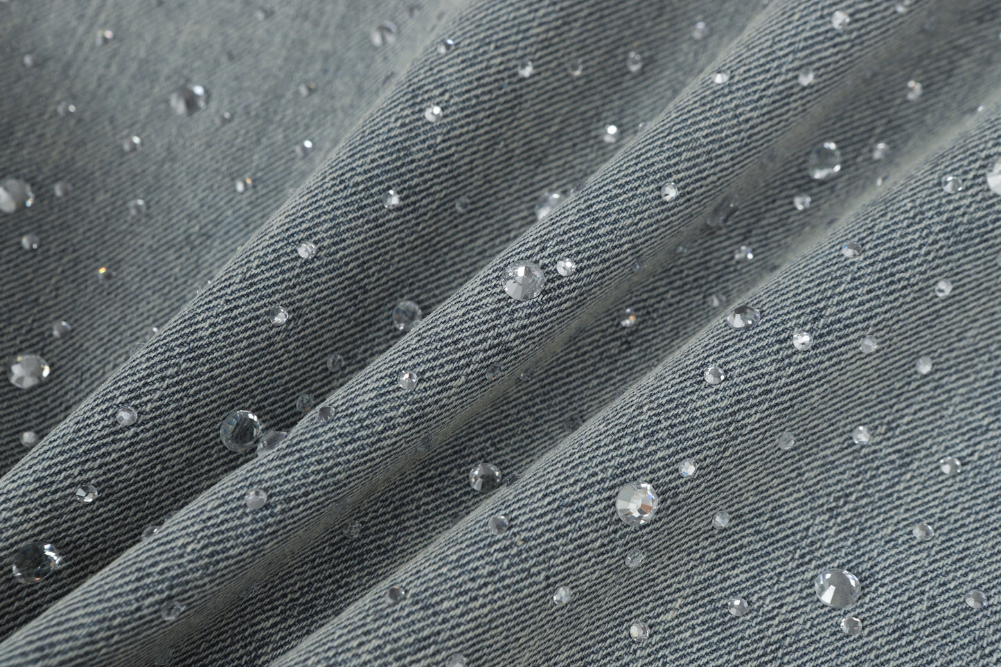 Sparkling Rhinestone | Denim jeans - Luxuryurbanwear