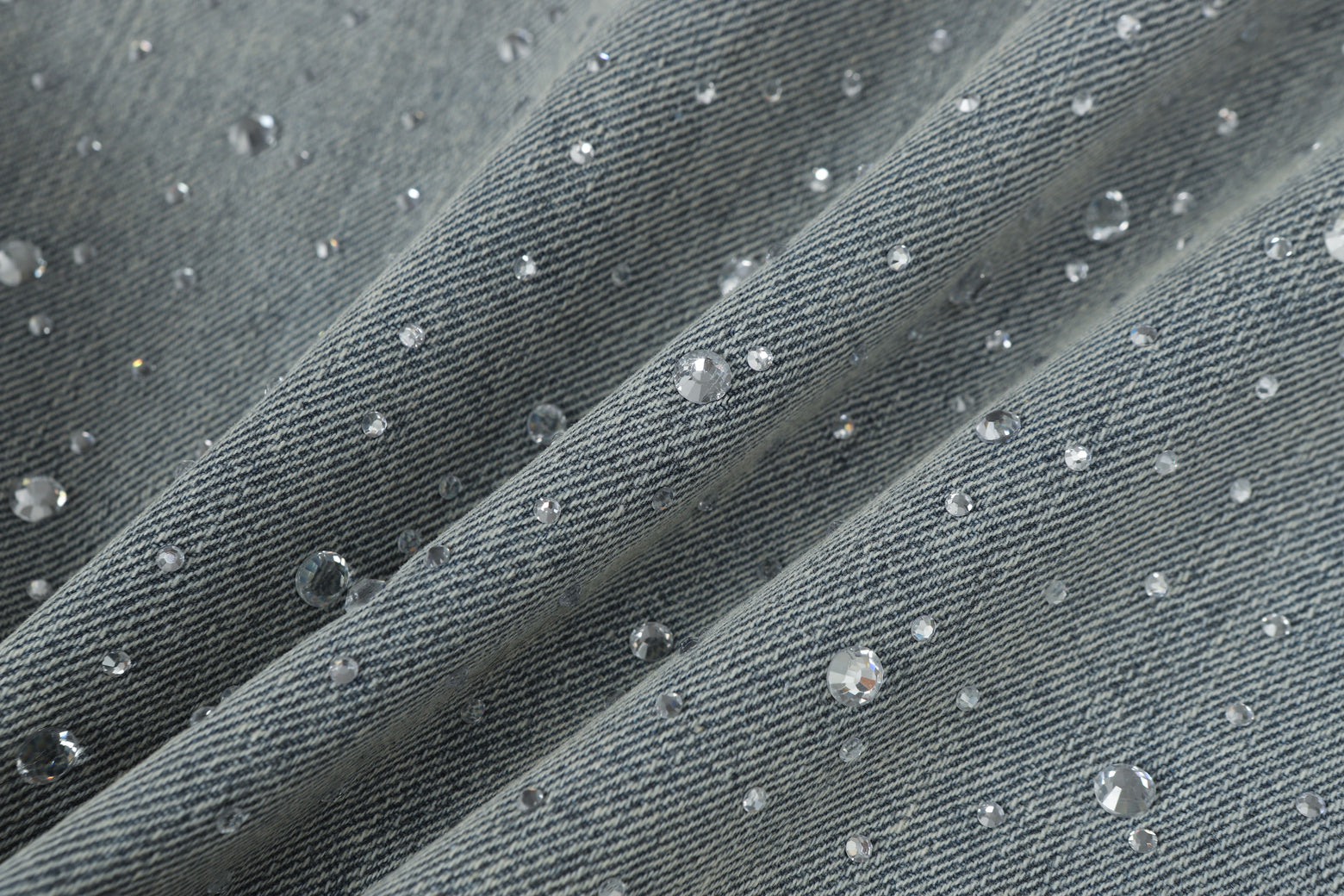 Sparkling Rhinestone | Denim jeans - Luxuryurbanwear