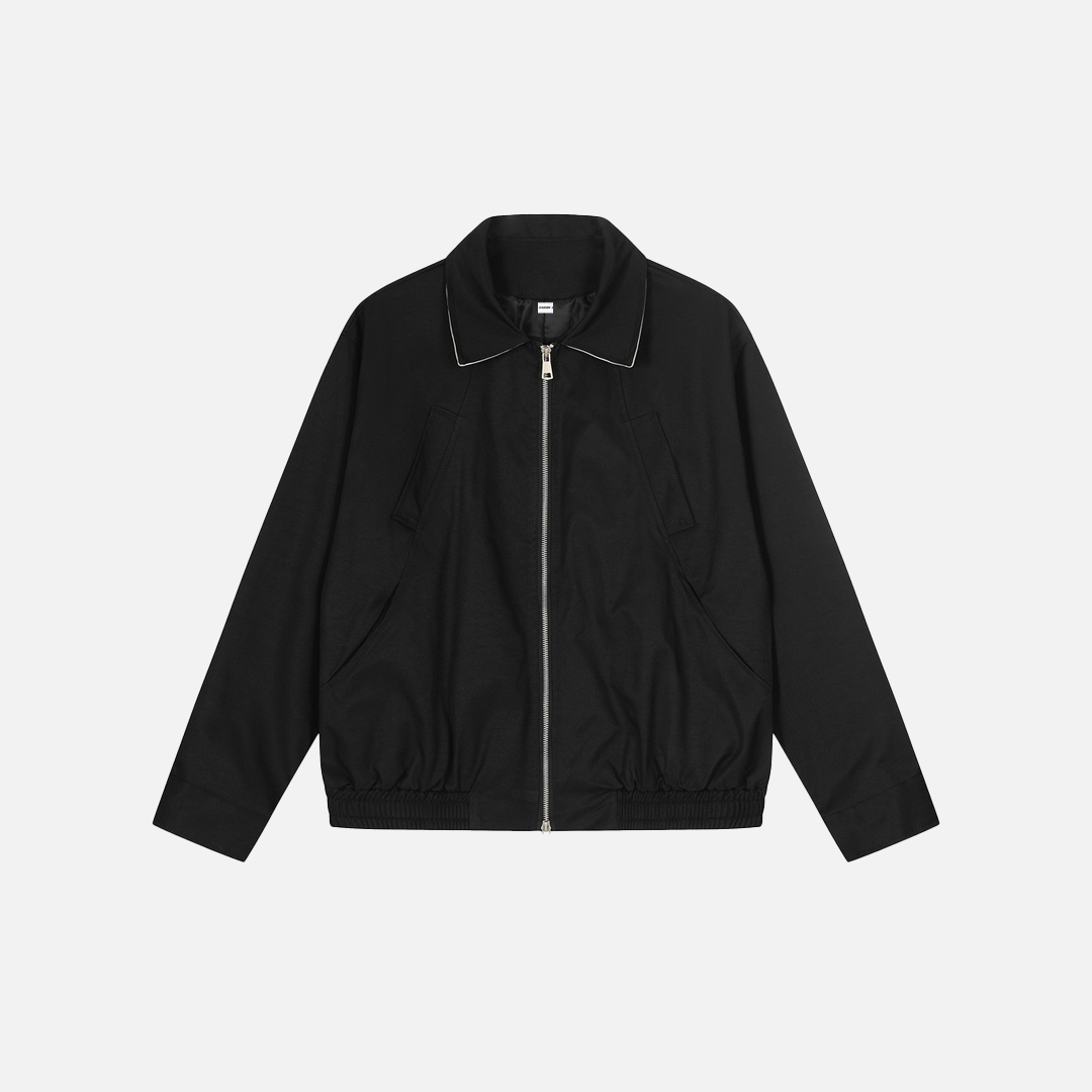 Versatile Stylish Minimalist Black Street Jacket - Luxuryurbanwear