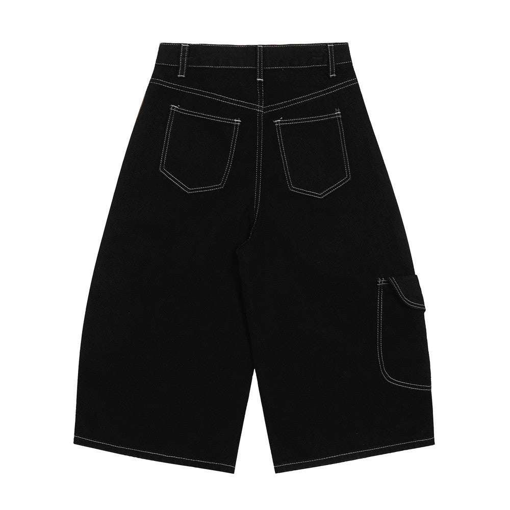 Welt-Embellished | Demin Shorts - Luxuryurbanwear
