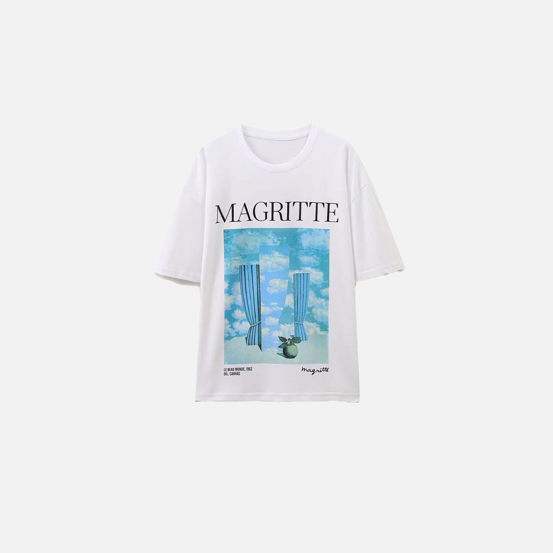 Vibrant Loose Print Cotton T-Shirt - Luxuryurbanwear
