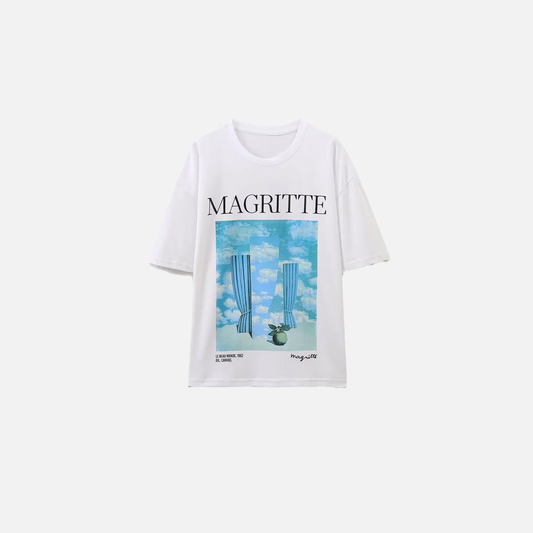 Vibrant Loose Print Cotton T-Shirt - Luxuryurbanwear