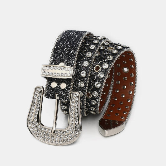Studded | Rhinestone Belt - Luxuryurbanwear