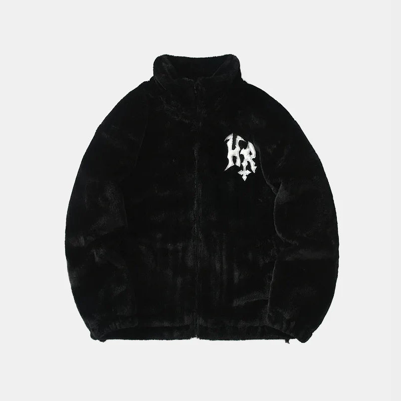 Streetwear Outerwear | Gothic Fur Jacket - Luxuryurbanwear