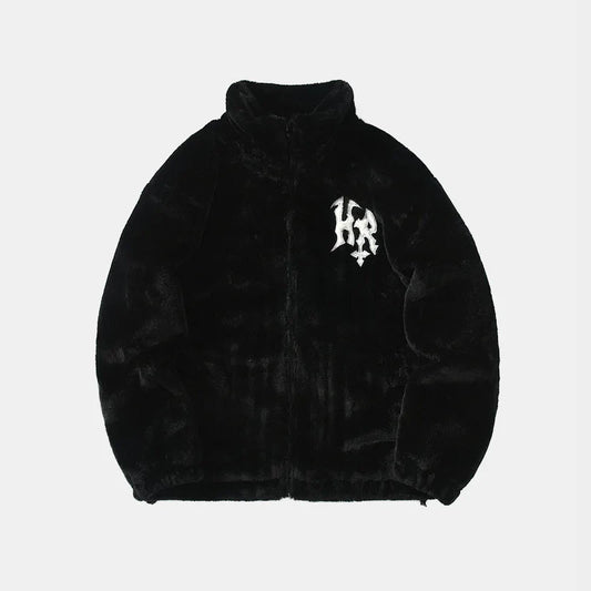 Streetwear Outerwear | Gothic Fur Jacket - Luxuryurbanwear