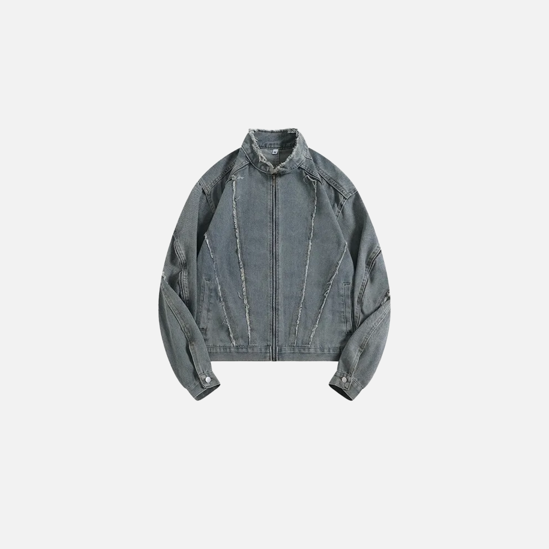 Vintage American Motorcycle Denim Jacket - Luxuryurbanwear