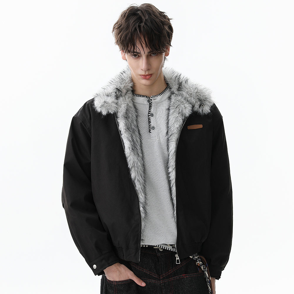 Warm Minimalist | Fleece-Lined Jacket - Luxuryurbanwear
