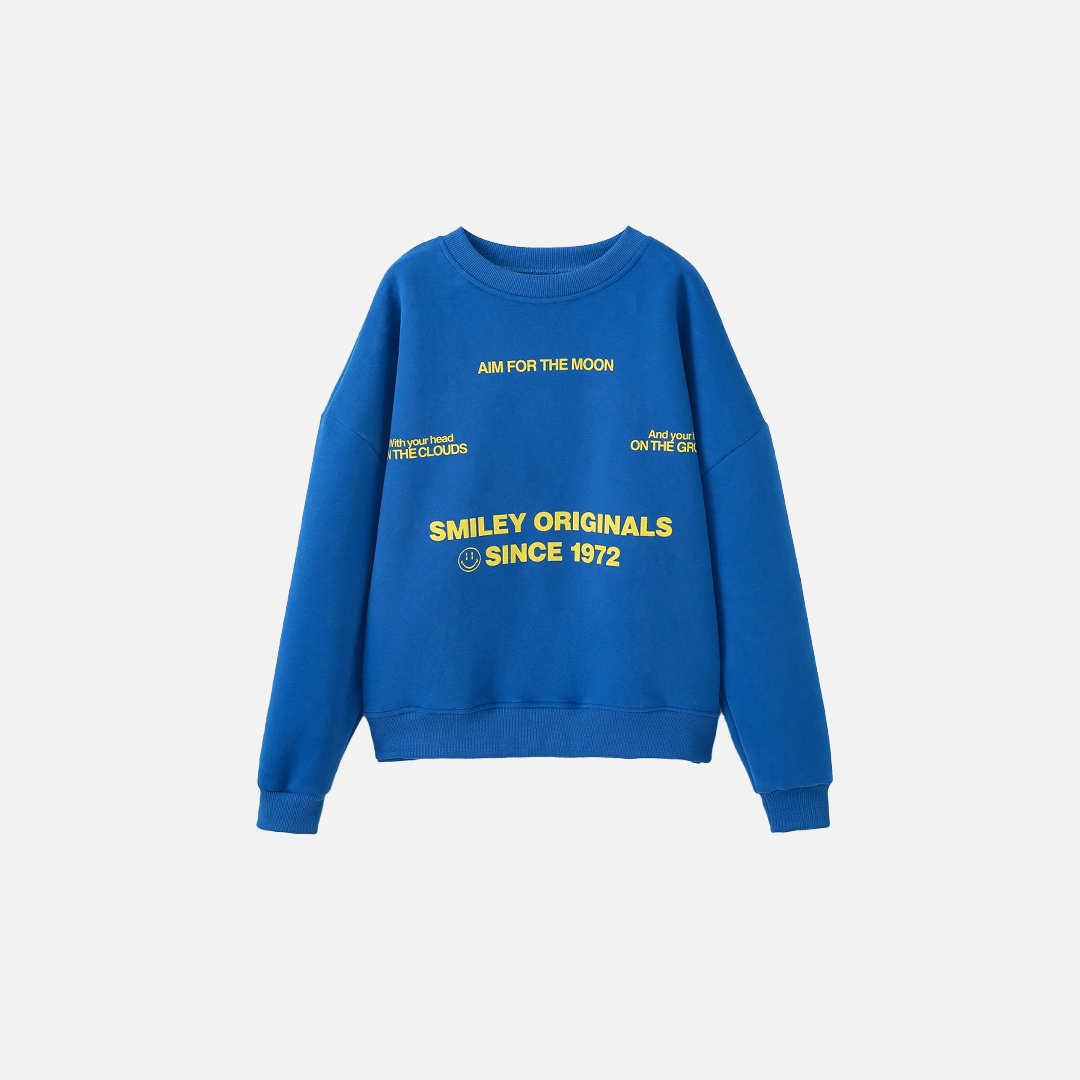 Sweat Blue Letter