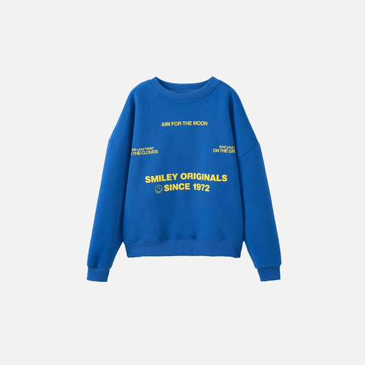 Sweat Blue Letter
