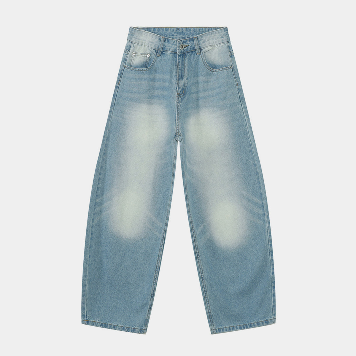 Vintage Denim | Baggy Barrel Jeans - Luxuryurbanwear