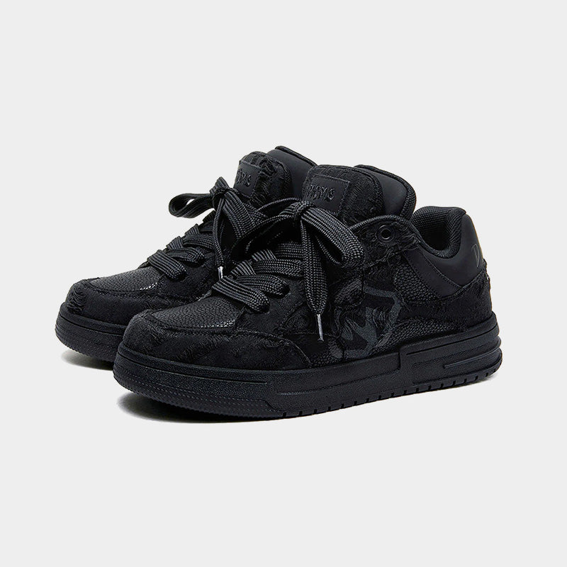 Retro Graffiti | Y2K Punk Skate Sneakers - Luxuryurbanwear