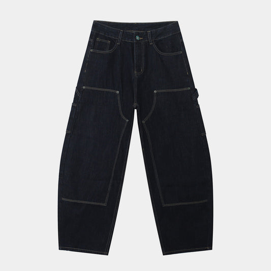 Washed Line | Cargo Baggy Jeans - Luxuryurbanwear