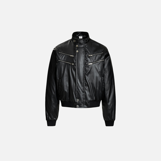 Y2K Winter Streetwear Stylish Pilot Leather Jacket - Luxuryurbanwear