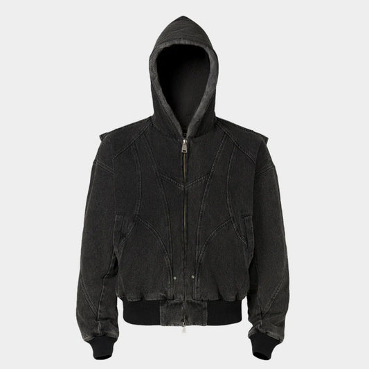 Urban Mono | Hooded Jacket - Luxuryurbanwear