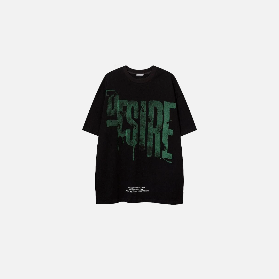 American Graffiti Hip Hop Casual T-Shirt - Luxuryurbanwear
