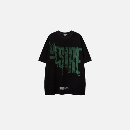 American Graffiti Hip Hop Casual T-Shirt - Luxuryurbanwear