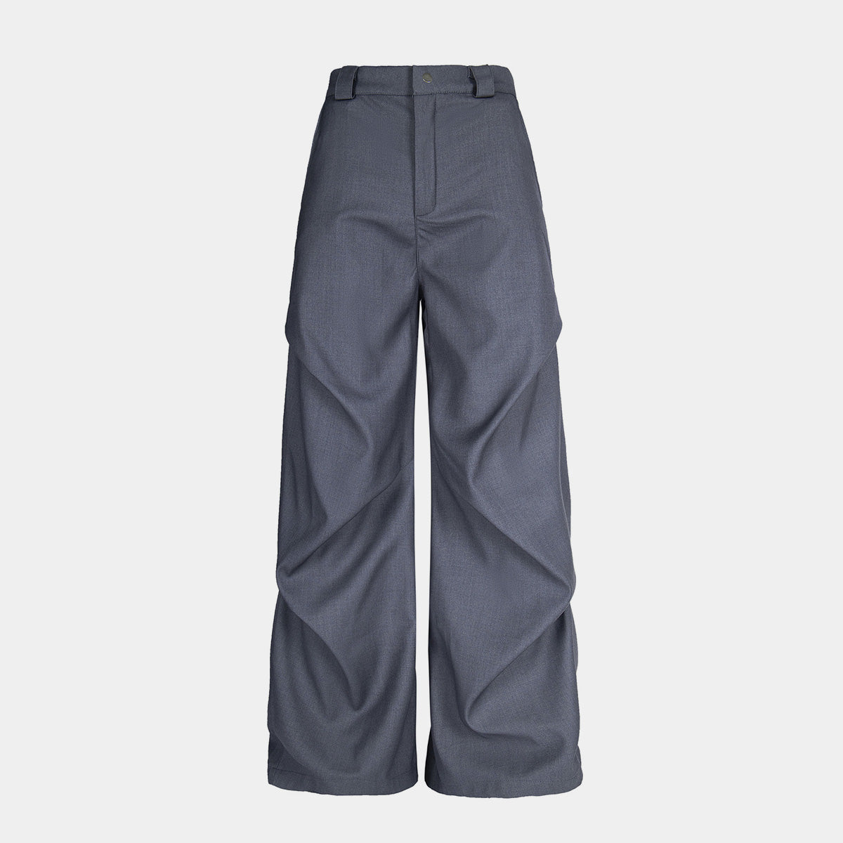 Pleated Casual Trousers | Adjustable Belt Streetwear Pants - Luxuryurbanwear