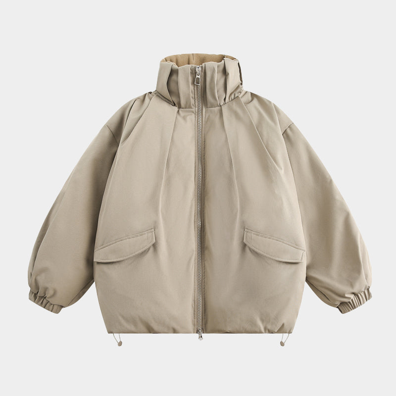 Minimalist Windproof | Stand Collar Jacket - Luxuryurbanwear