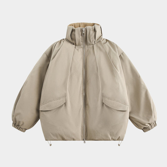 Minimalist Windproof | Stand Collar Jacket - Luxuryurbanwear